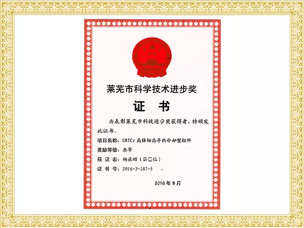 荣誉资质